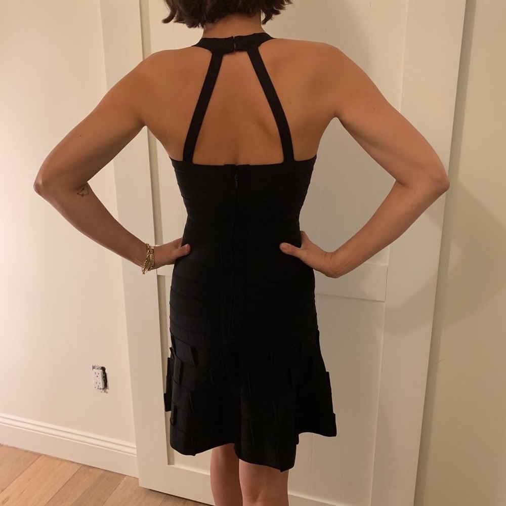 Herve Leger bandage style dress